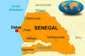 carte du sénégal carte du sénégal