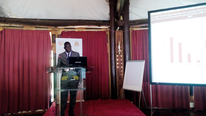 Presentation by Dr. Postrick Mushendami, representative of the Bank of Namibia