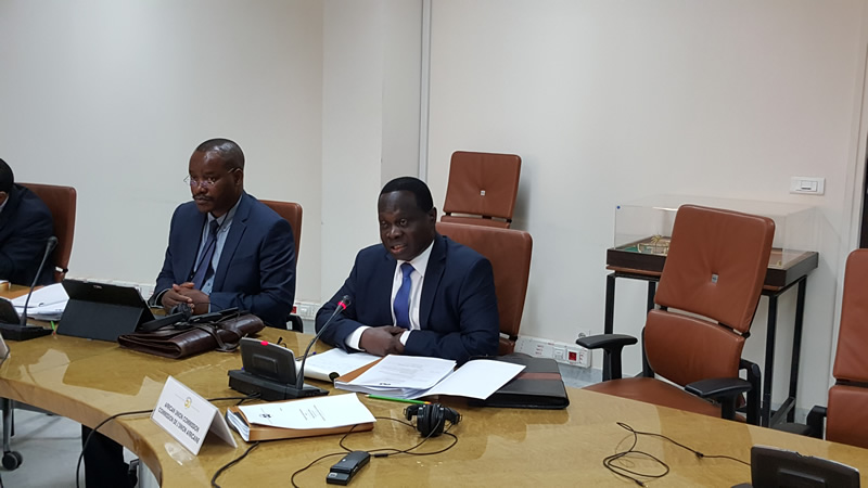 TECHNICAL COMMITTEE – From left : Mr. Audace Niyonzima, Banque de la République du Burundi and Dr. Rene Kouassi, Director for Economic Affairs of the African Union Commission